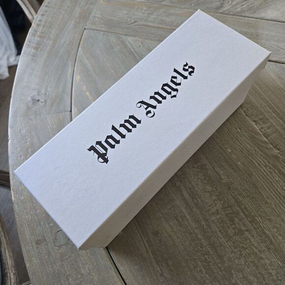 PALM ANGELS LOGO FLIP FLOPS WOMEN SANDALS MADE IN ITALY Size 39 New - Picture 6 of 10